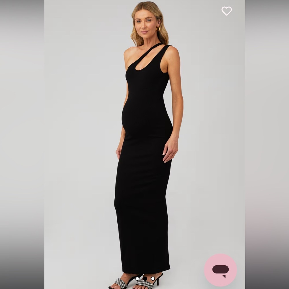 SOLD BUMPSUIT SCULPTING RIB CUT OUT MAXI DRESS SIZE M NWT BLACK